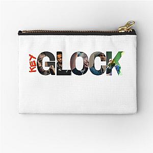 key glock t shirt - sticker Zipper Pouch