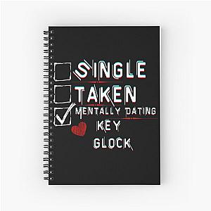 Mentally Dating Key Glock Spiral Notebook