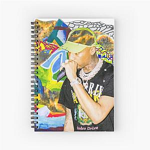 Key Glock Staple Collage By Evkoh Spiral Notebook