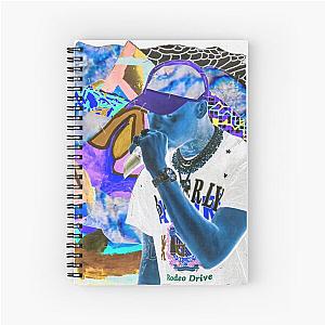 Key Glock Collage Inverted Spiral Notebook