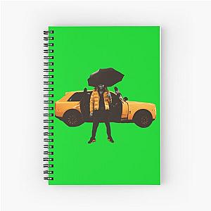 Yellow Tape Key Glock   Spiral Notebook