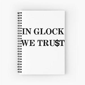  Key Glock T-shirt Spiral Notebook