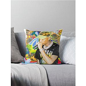 Key Glock Staple Collage By Evkoh Throw Pillow