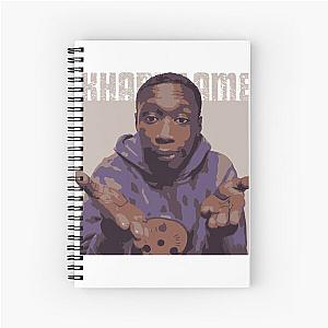 khaby lame art ,khaby lame illustration Spiral Notebook