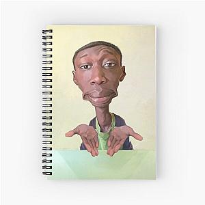 Khaby Lame Caricature Spiral Notebook