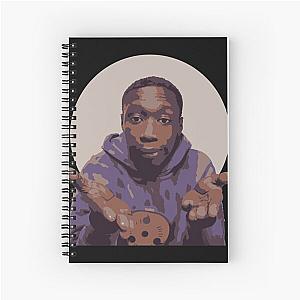 khaby lame designs, khaby lame art Spiral Notebook