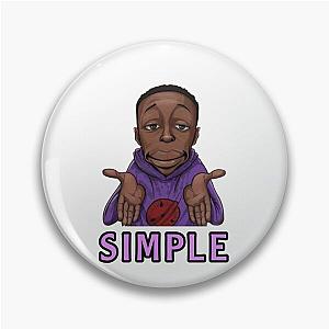 Simple khaby lame Pin