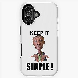 Khaby Lame Caricature Simple iPhone Tough Case