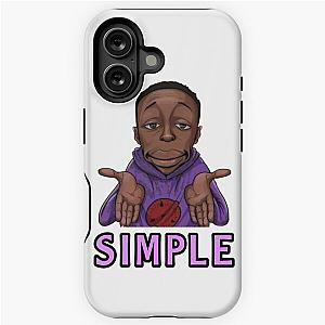 Simple khaby lame iPhone Tough Case