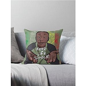 Khaby Lame Art - Keep Life Simple! Throw Pillow