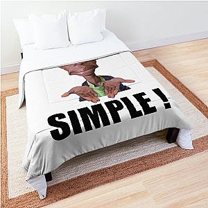 Khaby Lame Caricature Simple Comforter