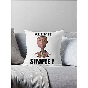 Khaby Lame Caricature Simple Throw Pillow