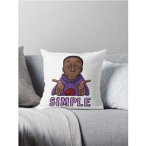 Simple khaby lame Throw Pillow