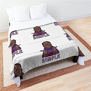 Simple khaby lame Comforter