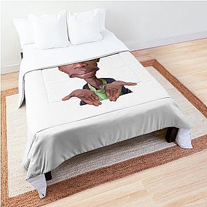 Khaby Lame Caricature Cutout Comforter