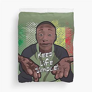 Khaby Lame Art - Keep Life Simple! Duvet Cover