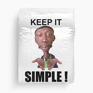 Khaby Lame Caricature Simple Duvet Cover