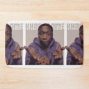 khaby lame art ,khaby lame illustration Bath Mat