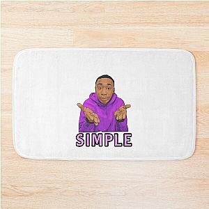 Khaby lame simple  Bath Mat