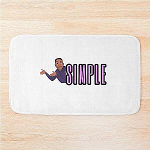 Simple khaby lame  Bath Mat