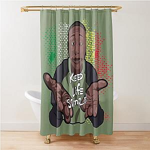 Khaby Lame Art - Keep Life Simple! Shower Curtain