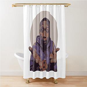 khaby lame designs ,khaby lame art Shower Curtain