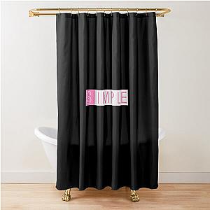 Simple khaby lame  Shower Curtain