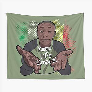 Khaby Lame Art - Keep Life Simple! Tapestry