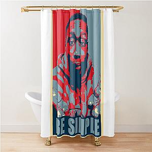 Khaby Lame Be Simple Shower Curtain