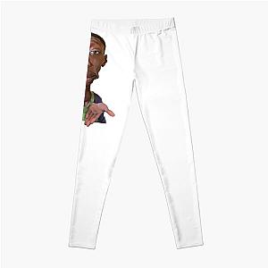 Khaby Lame Caricature Cutout Leggings