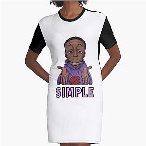 Simple khaby lame Graphic T-Shirt Dress