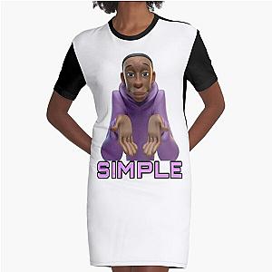 It’s easy khaby lame Graphic T-Shirt Dress