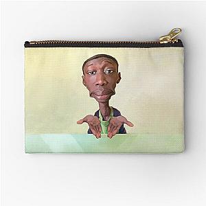 Khaby Lame Caricature Zipper Pouch