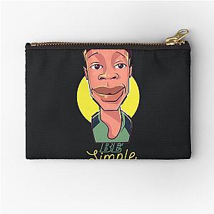 Be Simple With Khaby Lame,Funny & Cool Khaby Lame Zipper Pouch