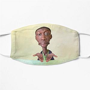 Khaby Lame Caricature Flat Mask