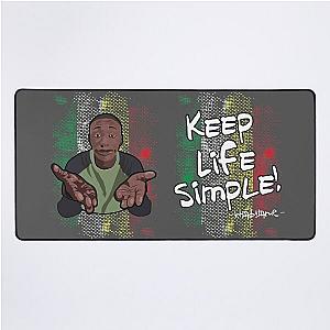 Khaby Lame Art - Keep Life Simple! Desk Mat