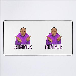 Khaby lame simple  Desk Mat