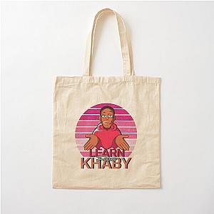 Khaby Lame Cotton Tote Bag