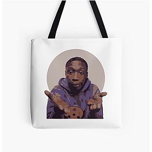 khaby lame designs ,khaby lame art All Over Print Tote Bag