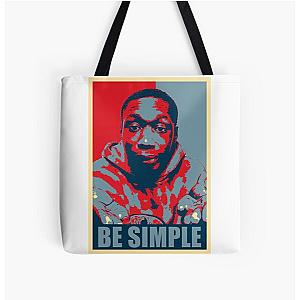 Khaby Lame Be Simple All Over Print Tote Bag