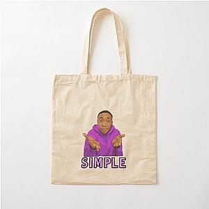 Khaby lame simple  Cotton Tote Bag