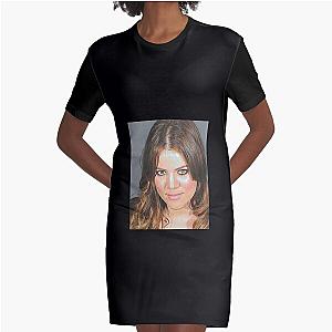 Khloe Kardashian Mugshot Graphic T-Shirt Dress