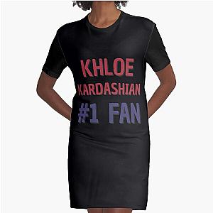 Khloe Kardashian - 1 Fan Graphic T-Shirt Dress