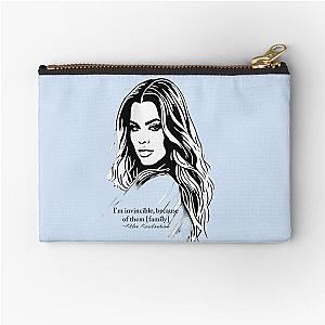 Khloe Kardashian Quotes from Kardashians Season 3 - Fan art Zipper Pouch