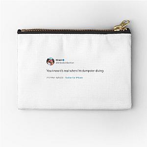 Khloe Kardashian Tweet Zipper Pouch