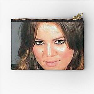 Khloe Kardashian Mug shot Zipper Pouch