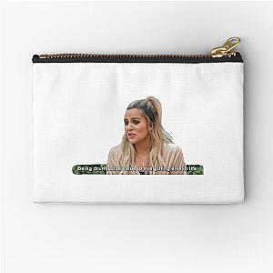 Khloe kardashian meme funny sticker Zipper Pouch