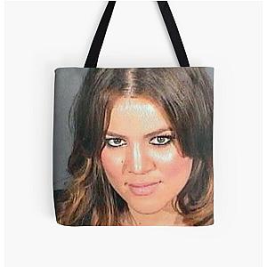 Khloe Kardashian Mug shot All Over Print Tote Bag