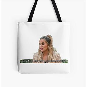 Khloe kardashian meme funny sticker All Over Print Tote Bag