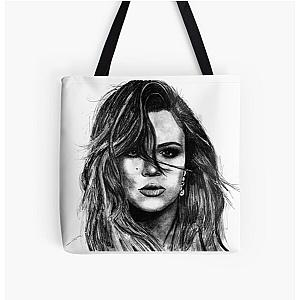 Khloe Kardashian Drawing All Over Print Tote Bag